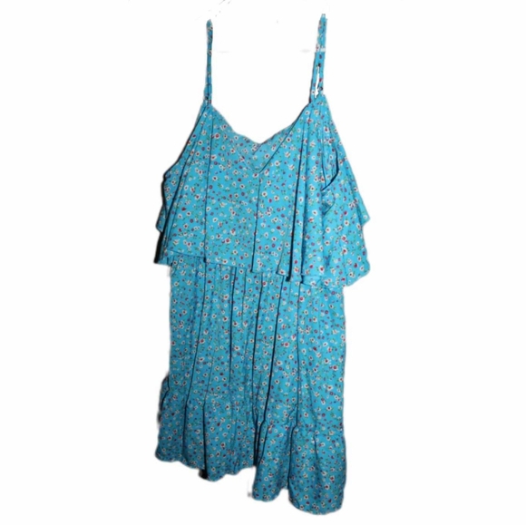 Women's Plus Size Spring Floral Dress - Picture 15 of 16